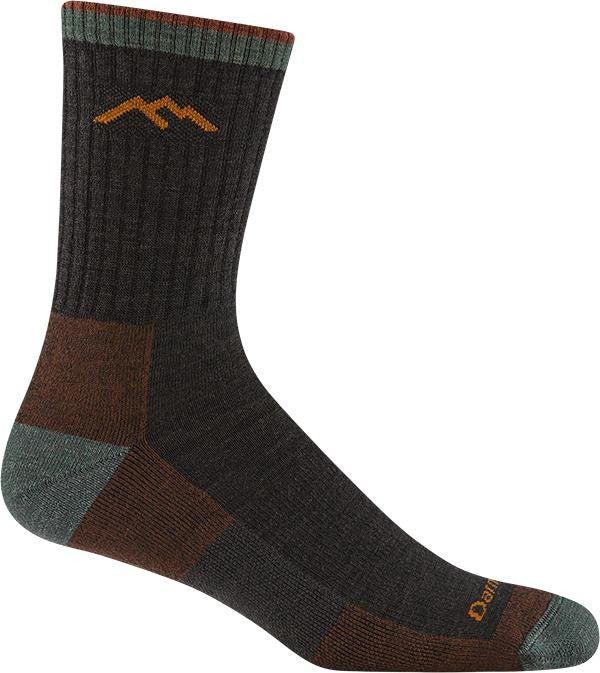 Hiker Micro Crew Midweight w/ Cushion Socks - Mens - walnut 1