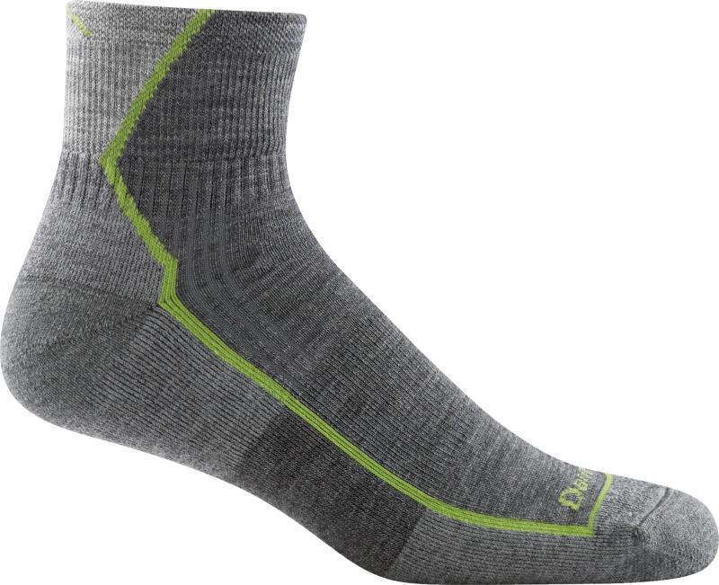 Hiker Quarter Midweight Cushion Socks - Mens - Gray 1