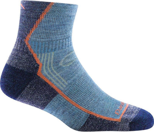 Hiker Quarter Midweight Cushion Socks - Womens - Denim 1
