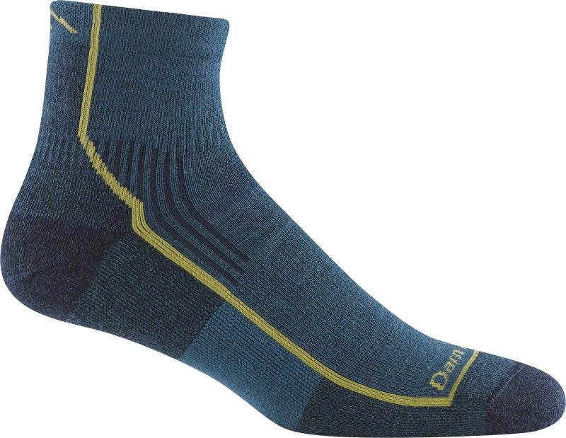 Hiker Quarter Midweight w/ Cushion Socks - Mens - dark teal 1