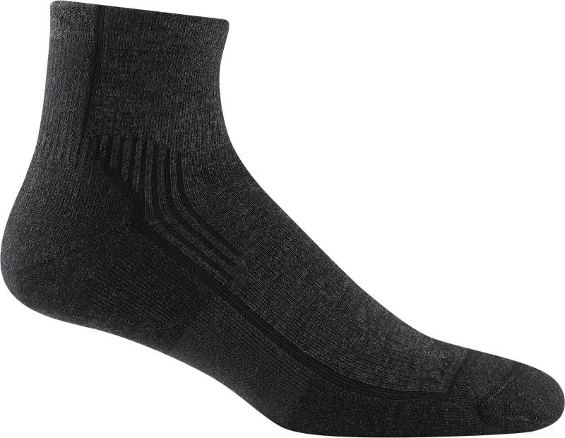 Hiker Quarter Midweight w/ Cushion Socks - Mens - onyx black 1