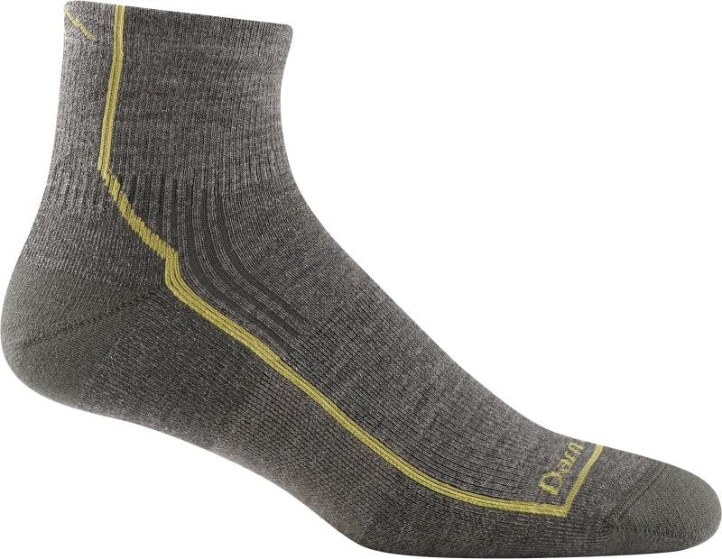 Hiker Quarter Midweight w/ Cushion Socks - Mens - taupe 1