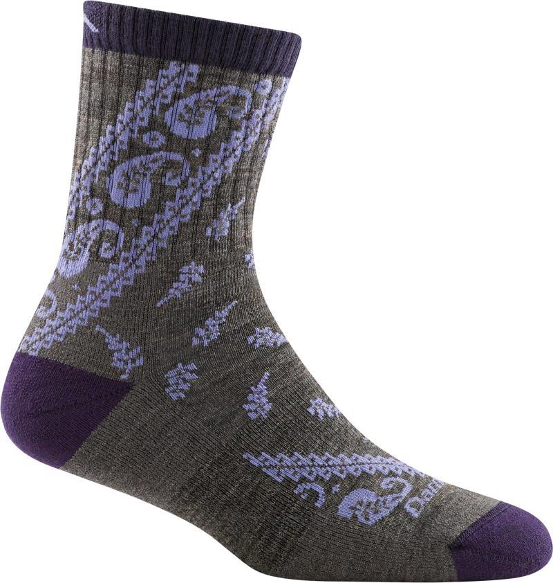 Janis Micro Crew Midweight Cushion Socks - Womens - taupe 1