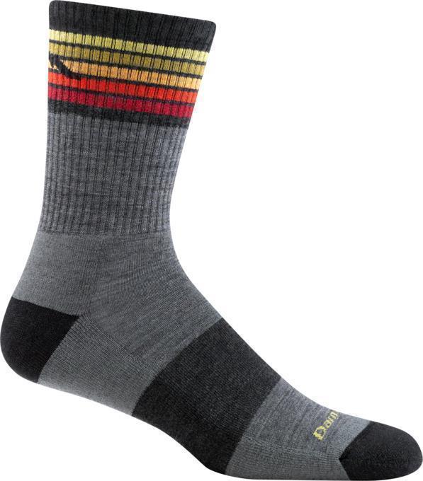 Kelso Micro Crew Lightweight Cushion Socks - Mens - gray 1