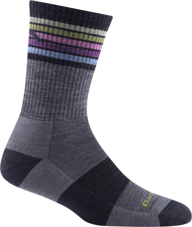 Kelso Micro Crew Lightweight Cushion Socks - Womens - slate 1
