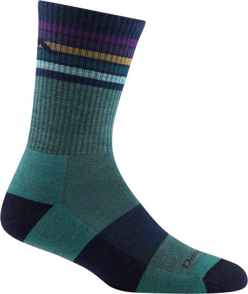 Kelso Micro Crew Lightweight Cushion Socks - Womens - teal 1