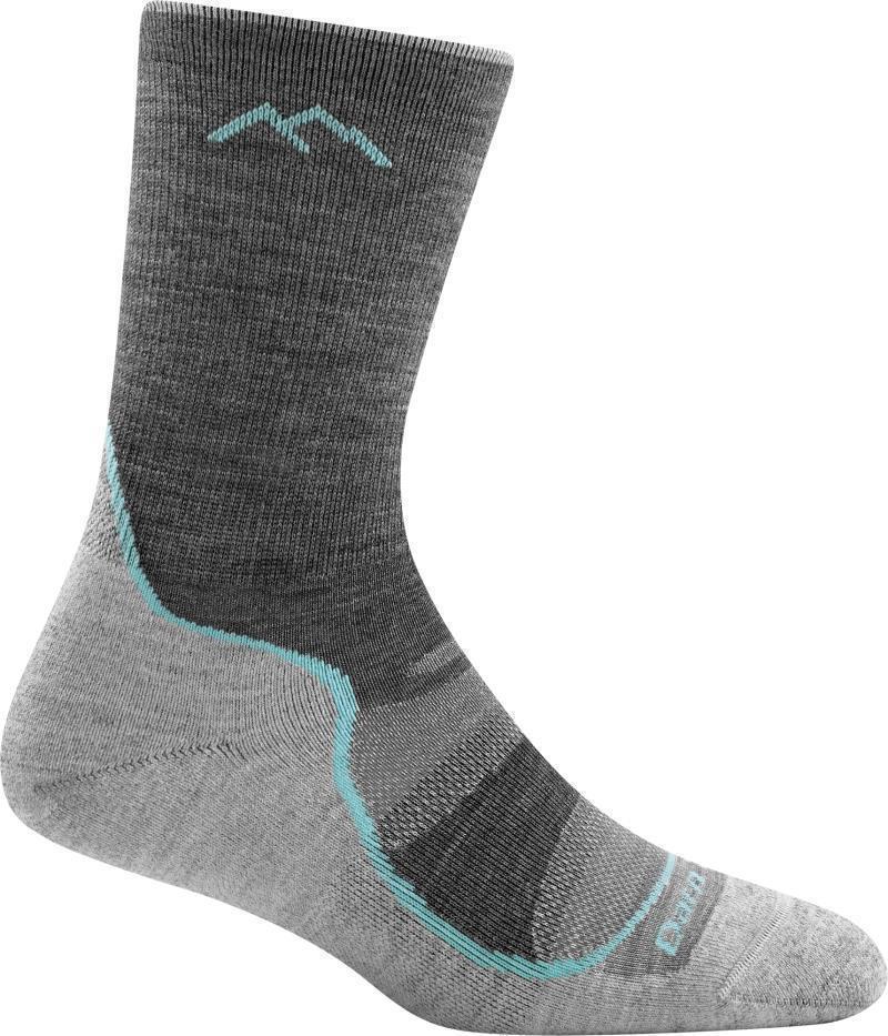 Light Hiker Micro Crew Lightweight Cushion Socks - Womens - Slate 1