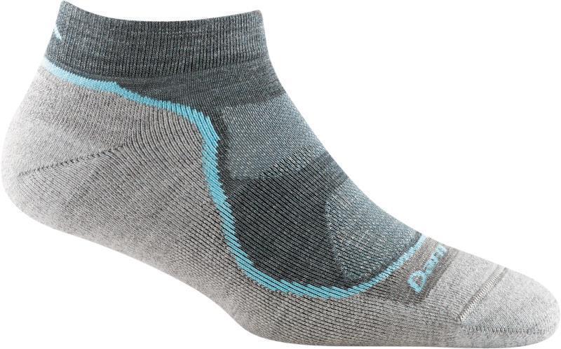 Light Hiker No Show Lightweight Cushion Socks - Womens - Slate 1