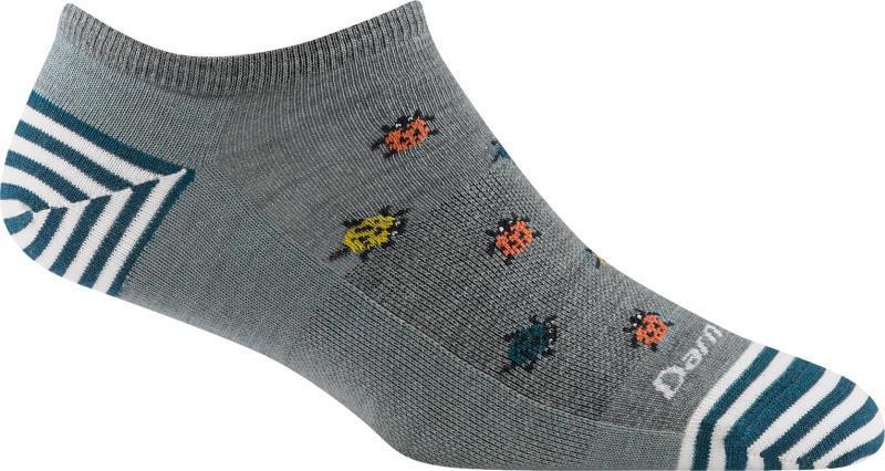 Lucky Lady No Show Lightweight Socks - Womens - Seafoam 1