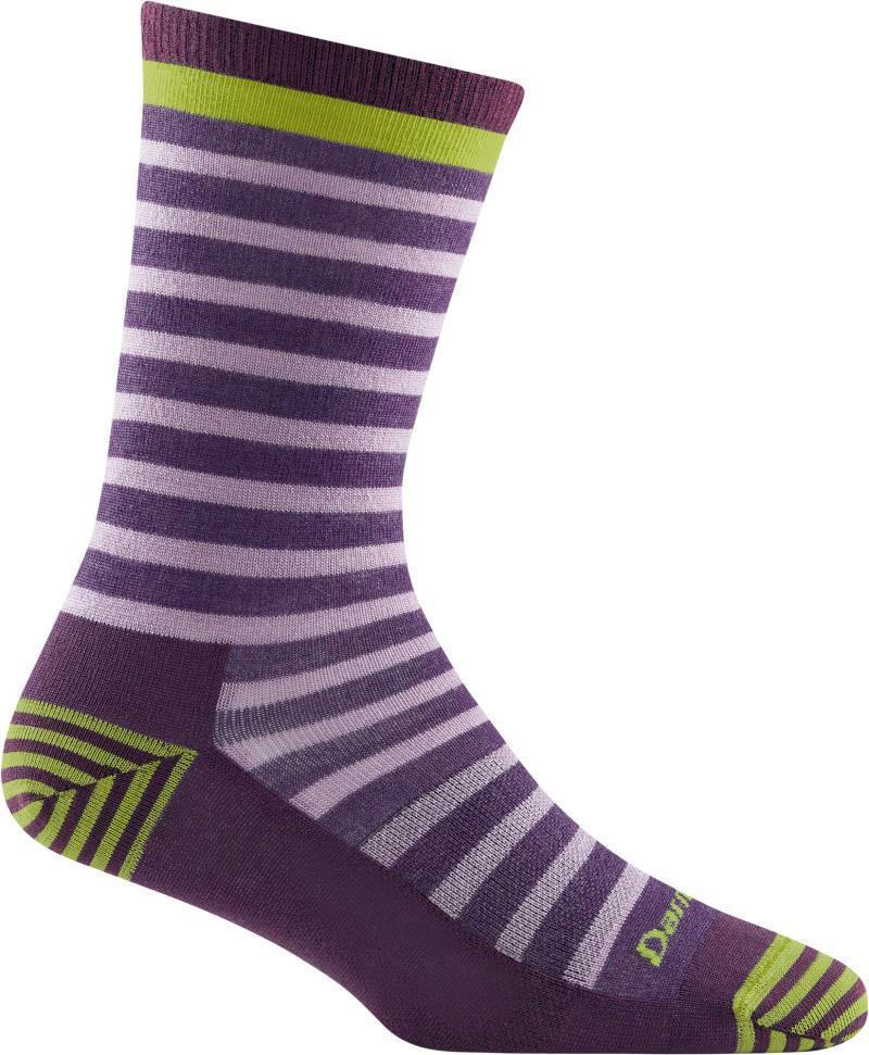 Morgan Crew Lightweight Cushion Socks - Womens - Purple 1
