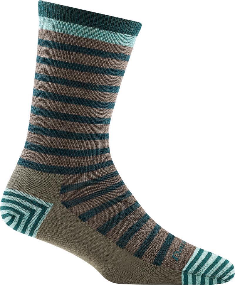 Morgan Crew Lightweight Cushion Socks - Womens - Taupe 1