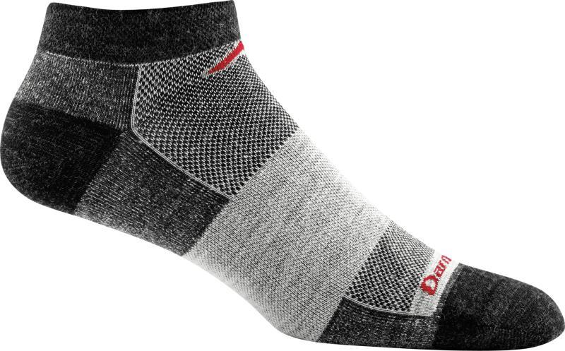 No Show Lightweight Cushion Socks - Mens - Charcoal 1