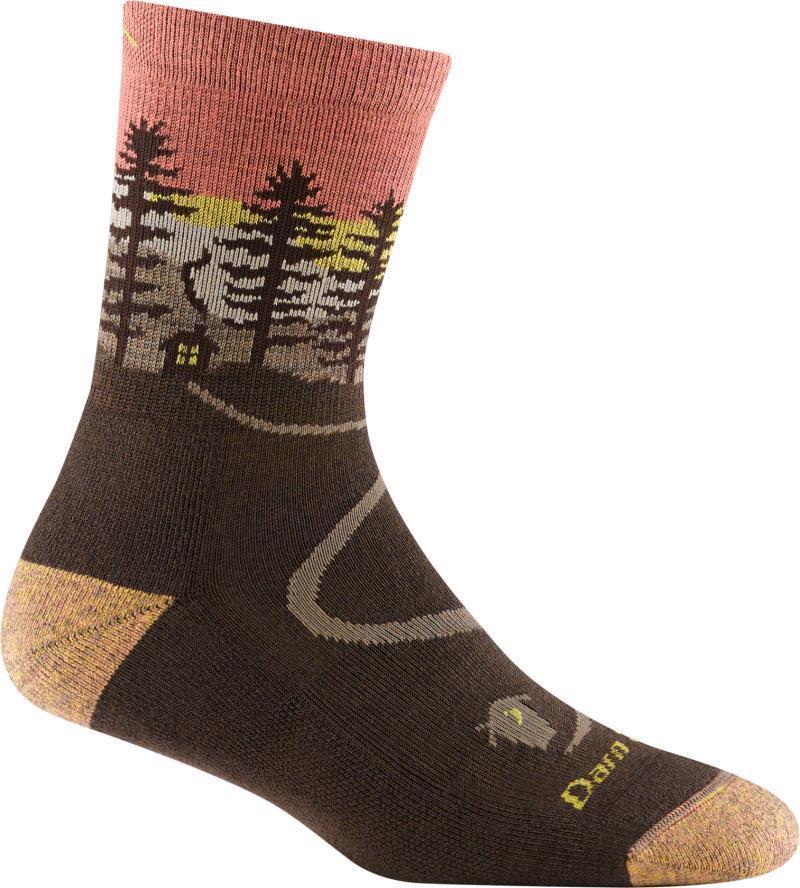 Northwoods Micro Crew Midweight Cushion Socks - Womens - Earth 1