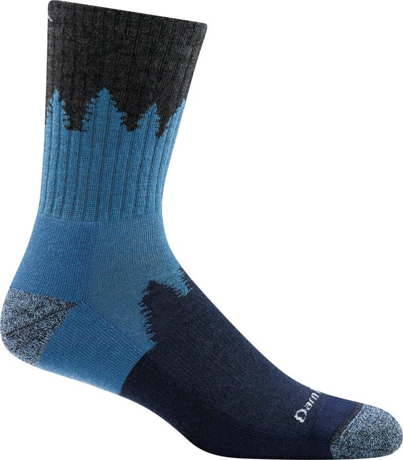 Number 2 Micro Crew Midweight w/ Cushion Socks - Unisex - charcoal 1
