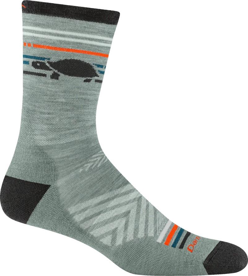 Pacer Micro Crew Ultralight w/ Cushion Socks - Mens - seafoam 1