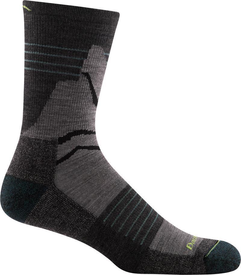 Pinnacle Micro Crew Lightweight Cushion Socks - Mens - charcoal 1