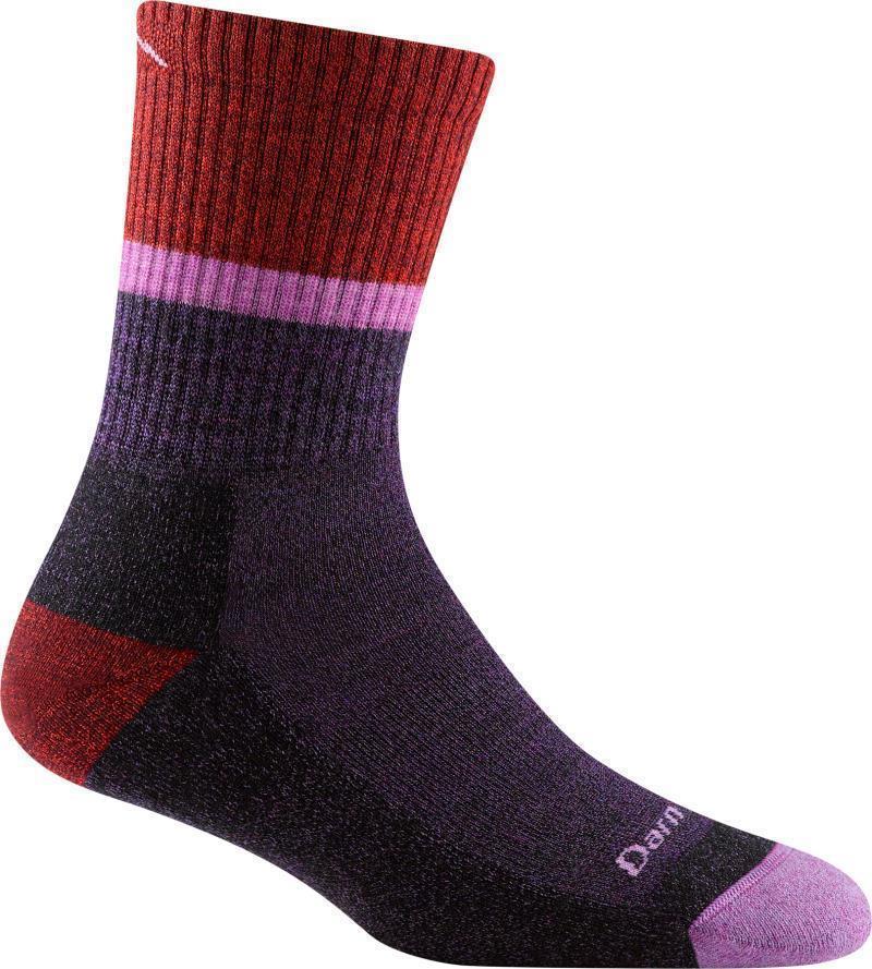Ranger Micro Crew Midweight Cushion Socks - Womens - Plum 1