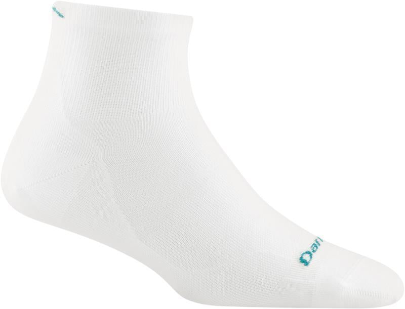 Run 1/4 Ultra Lightweight Socks - Womens - White 1