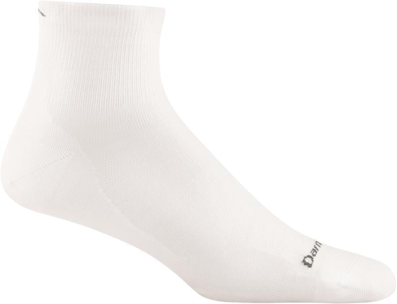 Run 1/4 Ultralight Socks - Mens - White 1