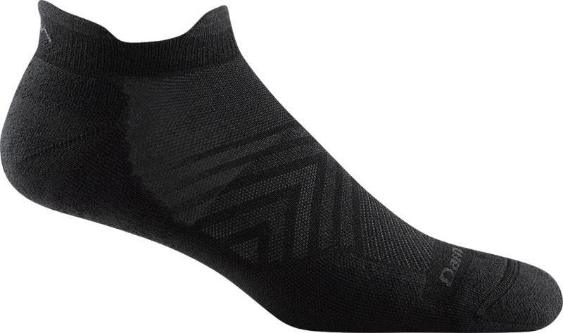 Run No Show Tab Ultralight Cushion Socks - Mens - Black 1