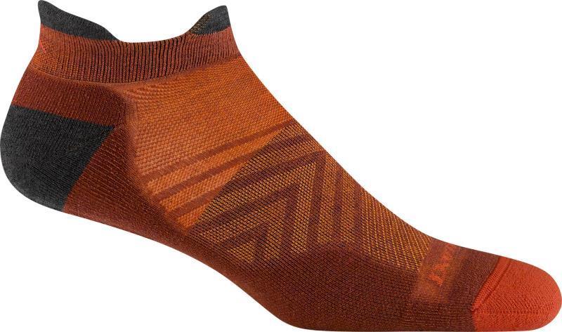 Run No Show Tab Ultralight Cushion Socks - Mens - Chestnut 1