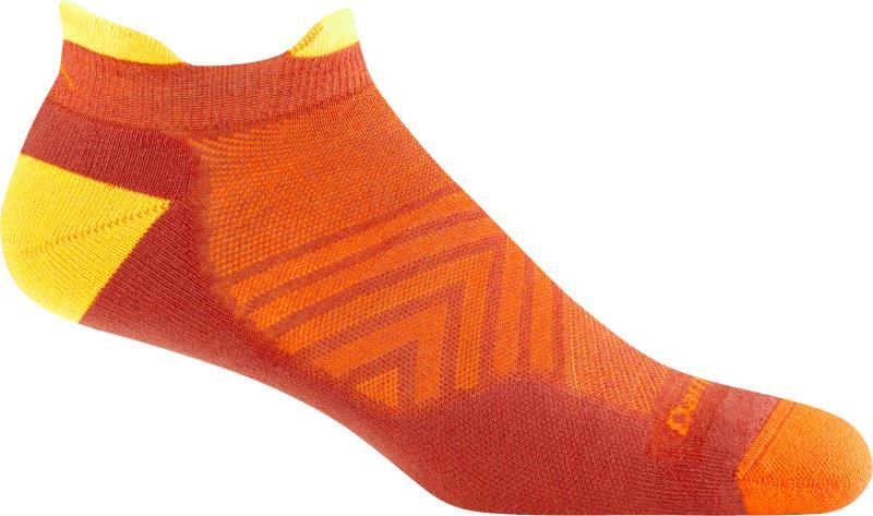 Run No Show Tab Ultralight Cushion Socks - Mens - Lava 1
