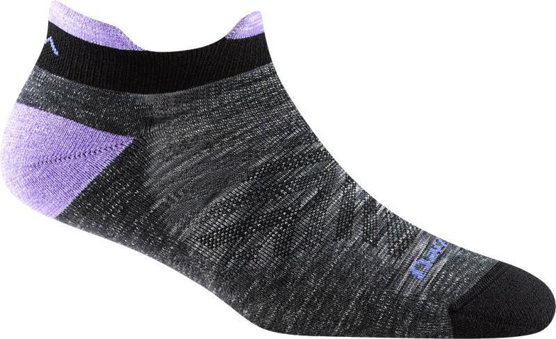 Run No Show Tab Ultralight Cushion Socks - Womens - Space Gray 1