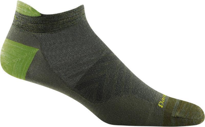 Run No Show Tab Ultralight Socks - Mens - Fatigue 1