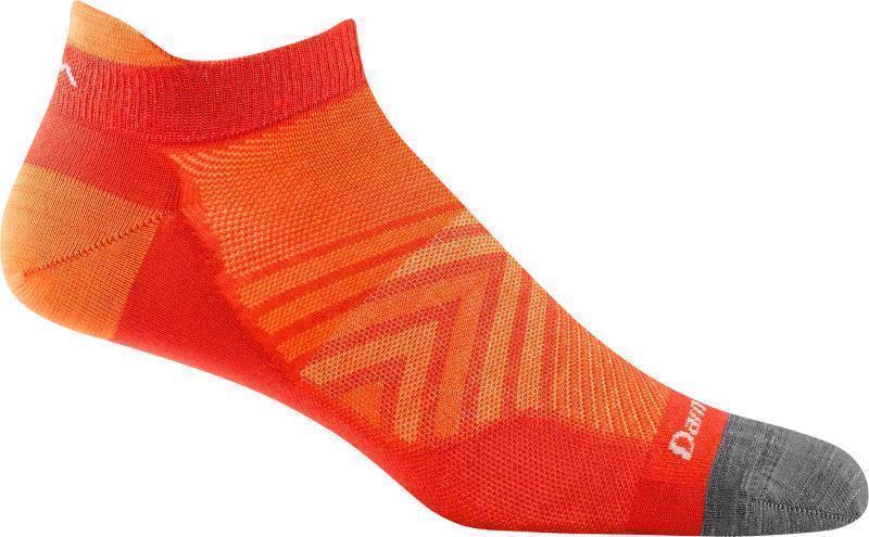 Run No Show Tab Ultralight Socks - Mens - Lava 1
