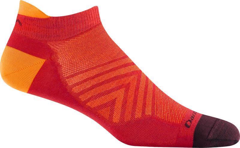 Run No Show Tab Ultralight Socks - Mens - Race Red 1