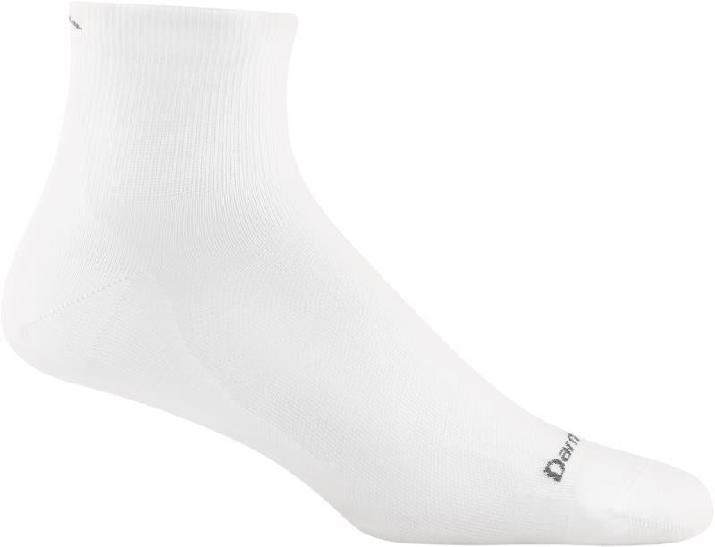 Run Quarter Ultralight Cushion Socks - Mens - White 1