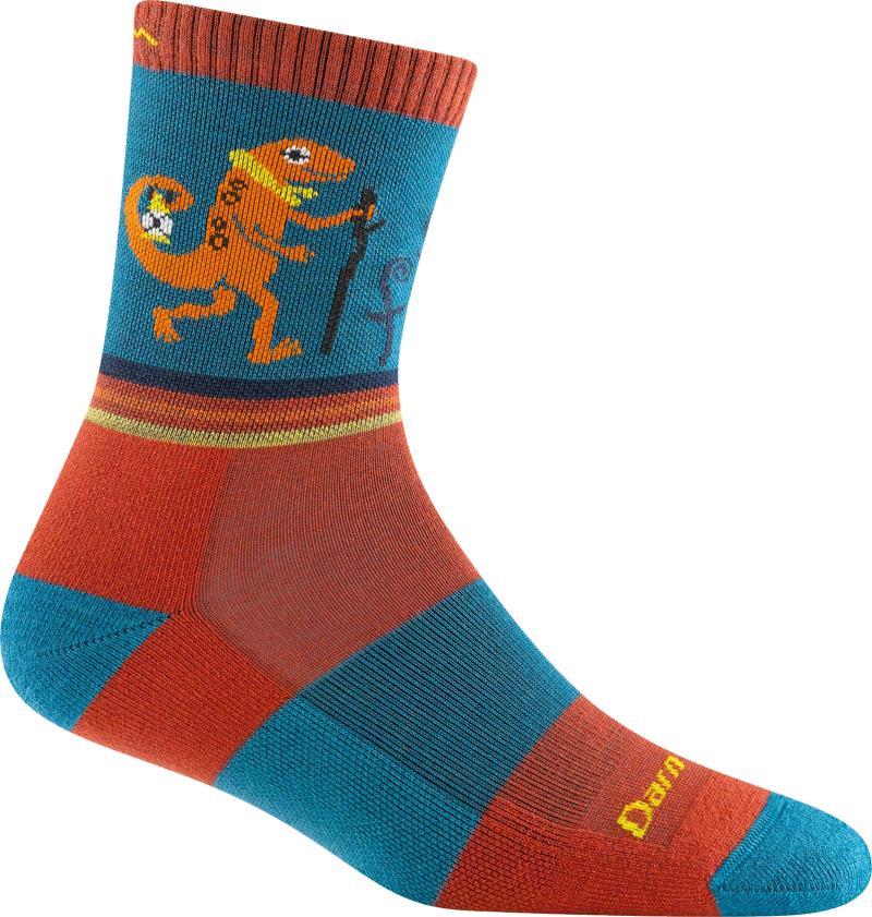 Sal Micro Crew Lightweight w/ Cushion Socks - Junior - lava 1