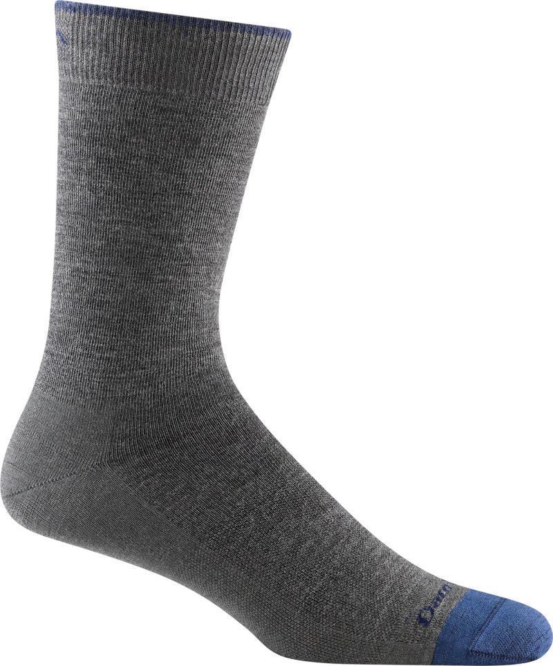 Solid Crew Lightweight No Cushion Socks - Mens - gray 1