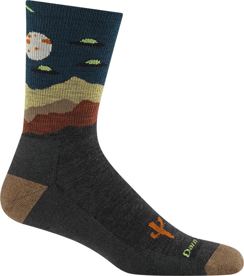 Spaced Out Micro Crew Lightweight w/ Cushion Socks - Mens - charcoal 1