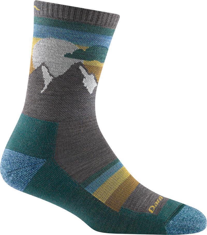 Sunset Ledge Micro Crew Lightweight Cushion Socks - Womens - Taupe 1