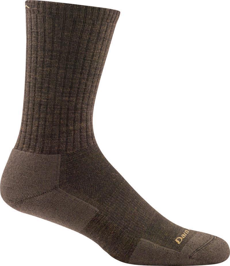 The Standard Crew Lightweight No Cushion Socks - Mens - Brown 1