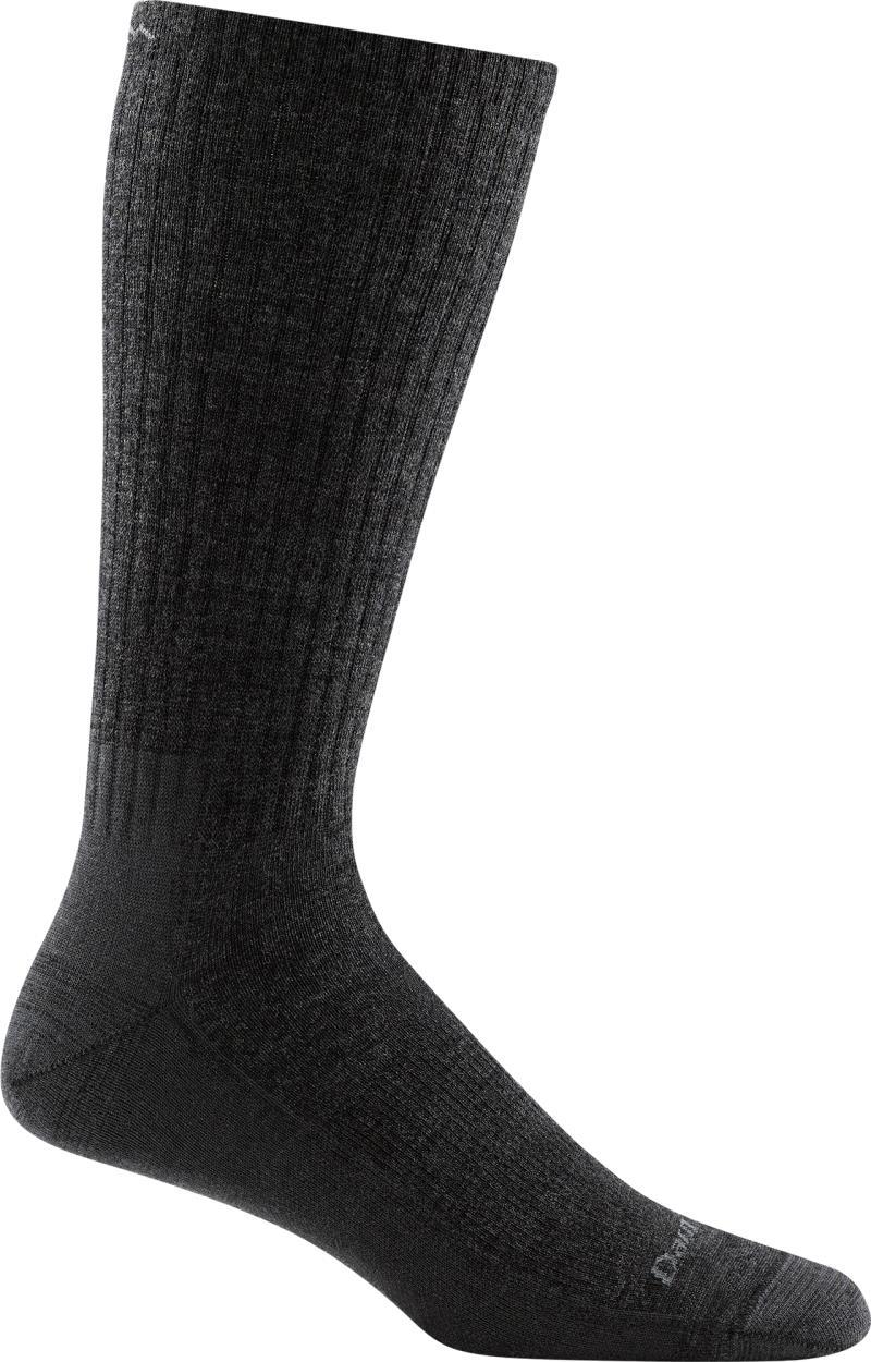 The Standard Mid-Calf Lightweight Cushion Socks - Mens - Charcoal 1
