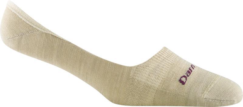 Top Down Solid No Show Invisible Lightweight Socks - Womens - Oatmeal 1