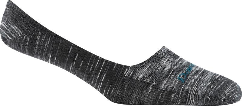 Top Down Solid No Show Invisible Lightweight Socks - Womens - Space Gray 1