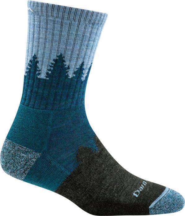 Treeline Micro Crew Midweight Cushion Socks - Womens - Blue 1