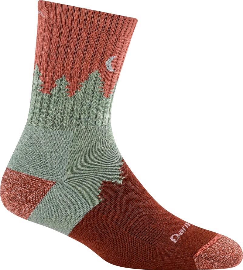 Treeline Micro Crew Midweight w/ Cushion Socks - Womens - canyon 1