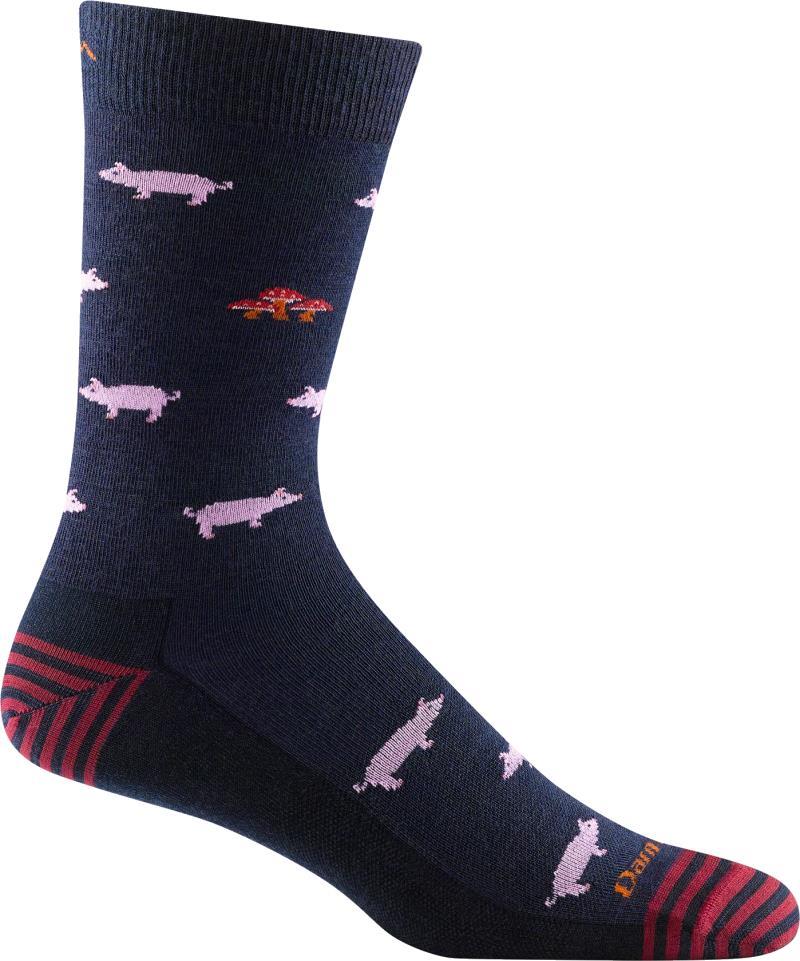 Truffle Hog Crew Lightweight No Cushion Socks - Mens - navy 1