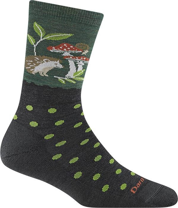 Wild Life Crew Lightweight w/ Cushion Socks - Womens - hedgehog moss 1