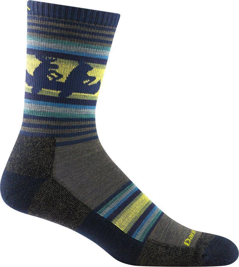 Willoughby Micro Crew Lightweight Cushion Socks - Mens - Forest 1