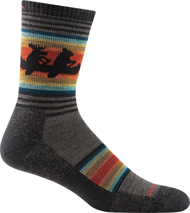 Willoughby Micro Crew Lightweight Cushion Socks - Mens - Taupe 1
