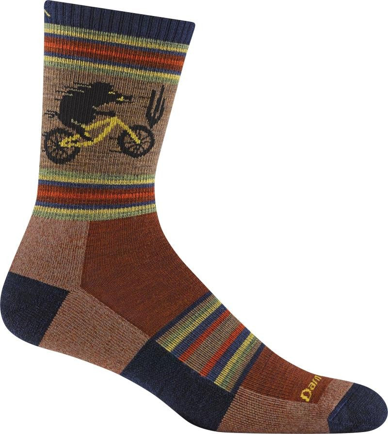 Willoughby Micro Crew Lightweight w/ Cushion Socks - Mens - chestnut 1