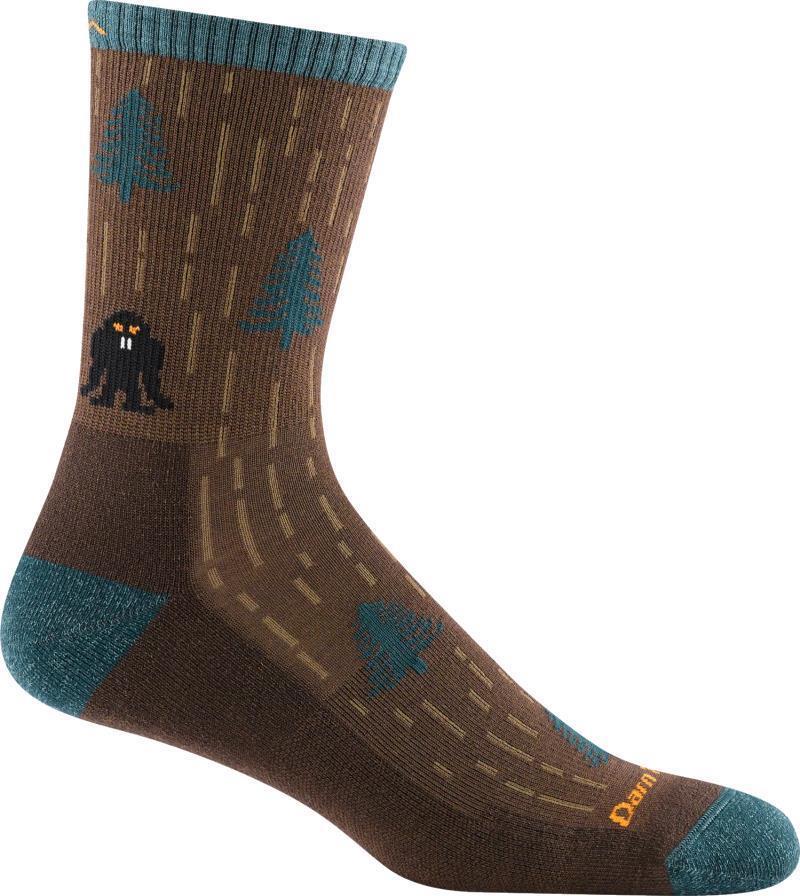 Yarn Goblin Micro Crew Lightweight Cushion Socks - Mens - Earth 1