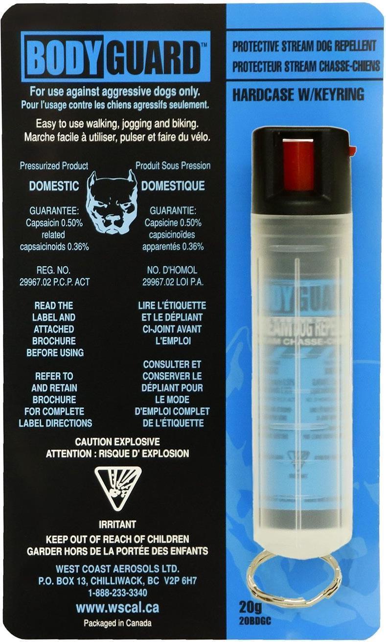 Bodyguard Dog Repellent Single Keyring - 20g - Not Applicable 1