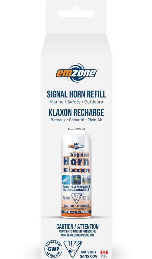 Emzone Mini Signal Air Horn, Non Flammable 5oz - Refill - Not Applicable 1