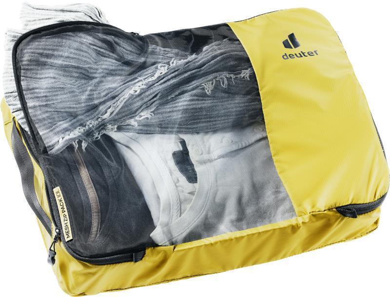 Mesh Zip Pack 10 - Turmeric / Black 2